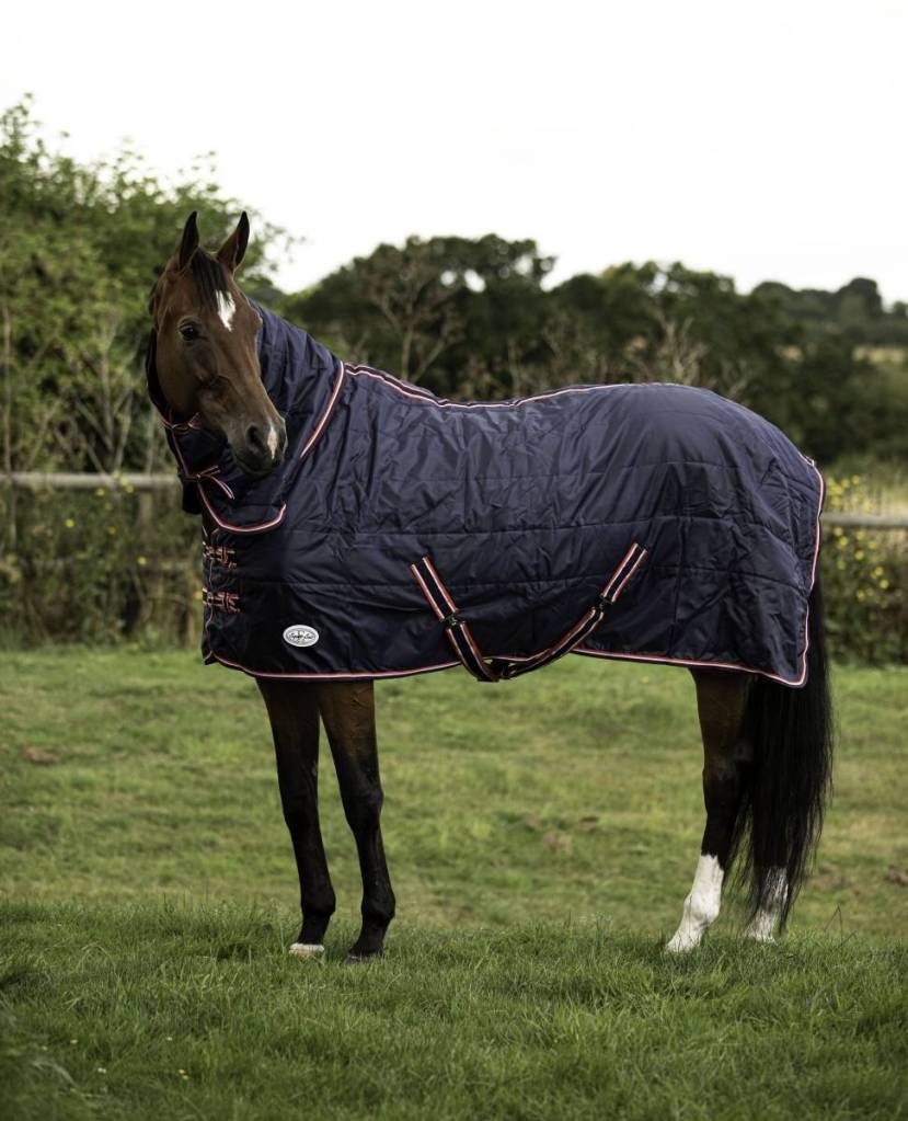 Scarlett 100g fixed neck stable rug 100g stable rug fixed neck horse rug lightweight stable rug pony to shire sizing horse wearing stable rug in stable durable stable rug nylon lining
