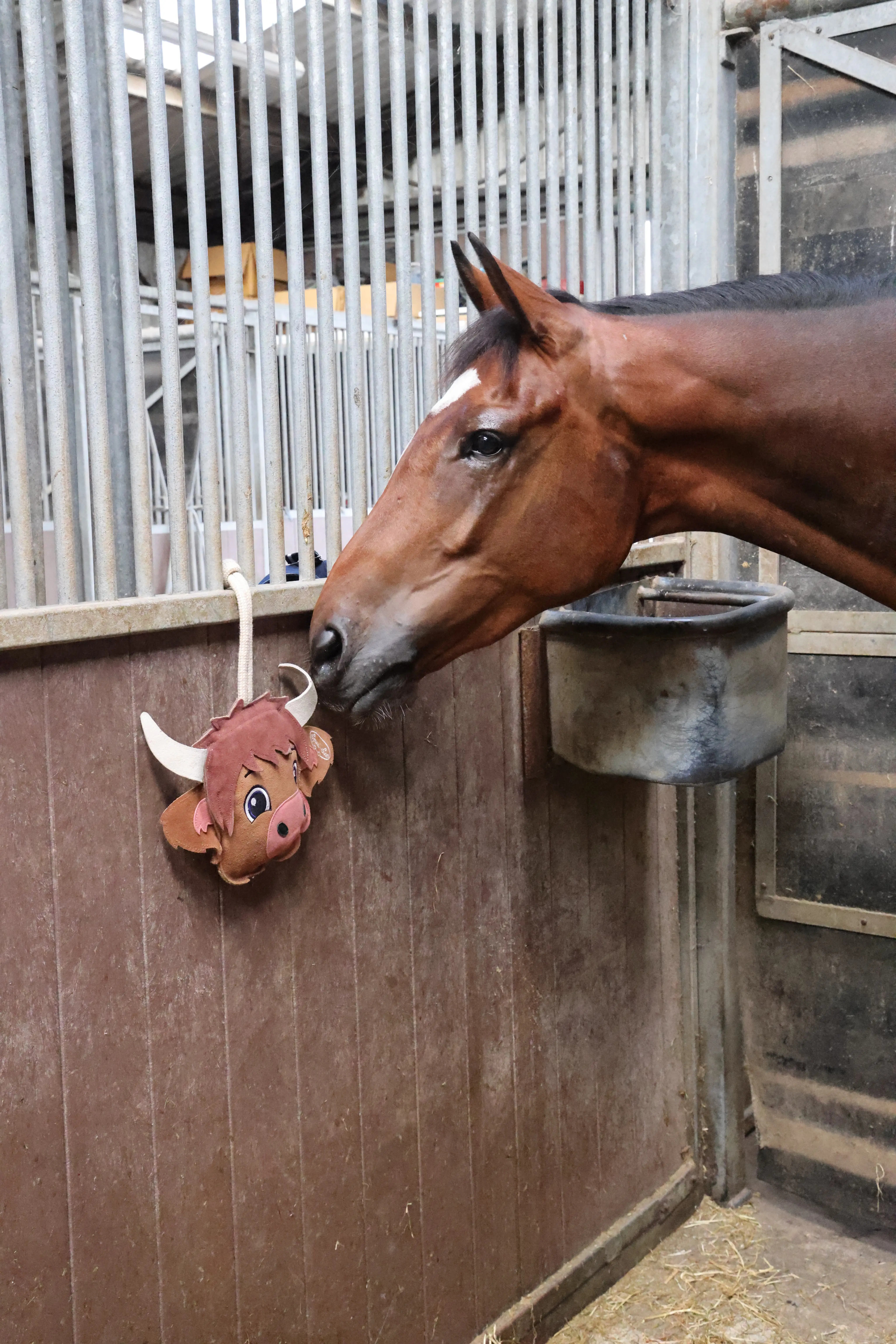 Haggis horse stable toy enrichment toy for horses horse boredom toy stable enrichment toy equine enrichment toy horse stable accessory durable horse toy for stable play horse playing with enrichment toy stable