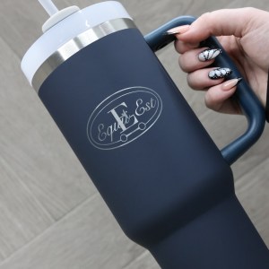 Navy Thermal Tumbler - Image 2