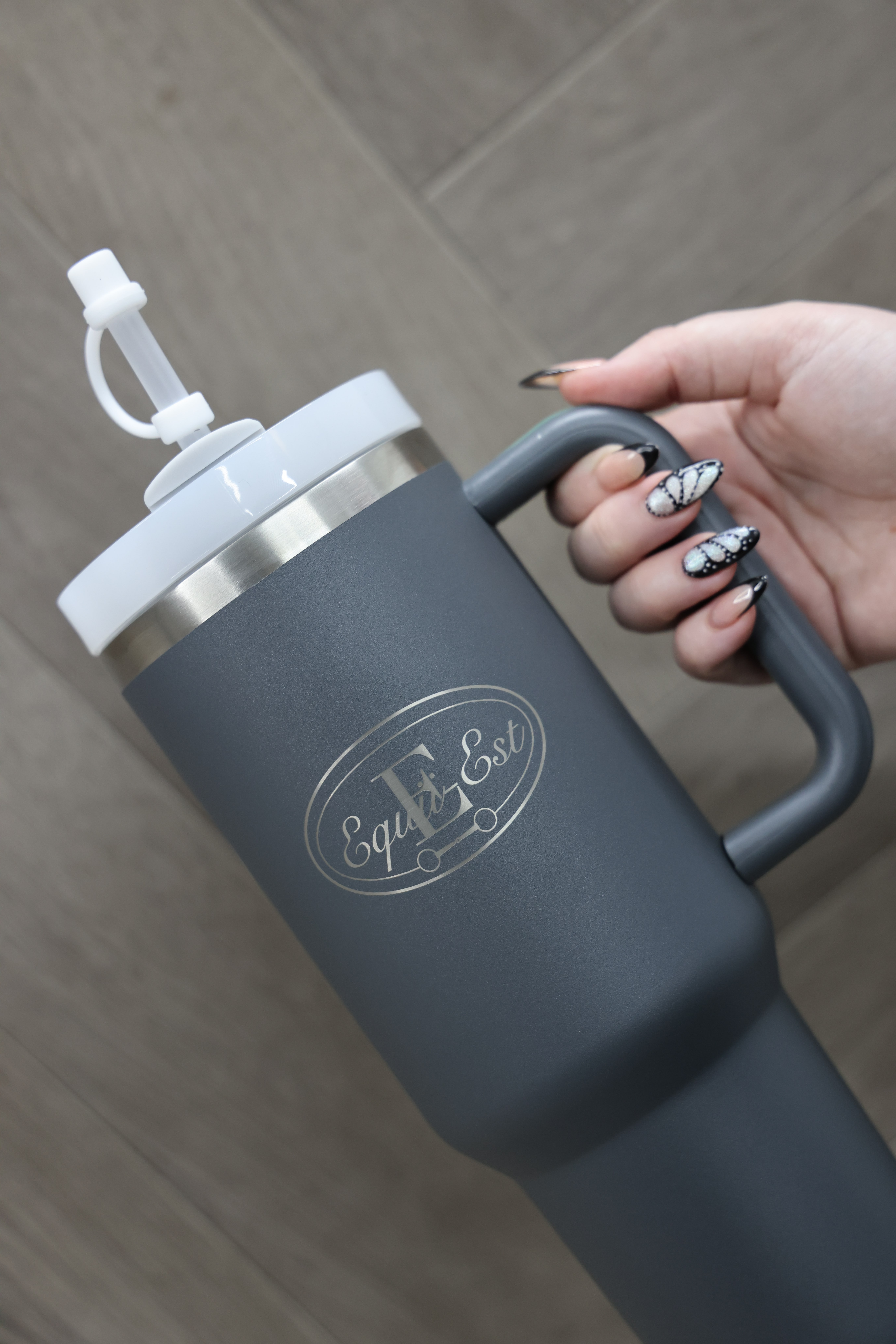 Grey Thermal Tumbler